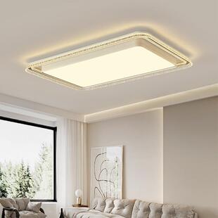 简约客厅灯2025新款吸顶灯led主卧室房间大气大厅主灯中山灯具