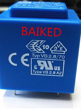 VB2,8/1/9 Pri:1-5=230Vac Sec: 9-7=9V-31 1mAac VB2.8 变压器