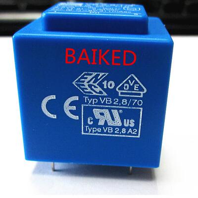 VB2,8/1/9 Pri:1-5=230Vac Sec: 9-7=9V-31 1mAac VB2.8 变压器