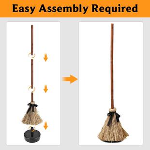 跨境新品Floating Witch's Broom –Haunted Dancing Broom