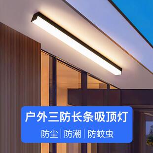 阳光房专用吸顶灯户外阳台入户灯防雨走廊顶灯长条露台屋檐阳光棚