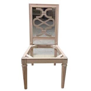 美式轻奢实木餐椅白胚出售白胚餐椅厂家实木轻奢餐椅毛胚椅子