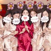 和服性感婚礼睡袍伴娘团秋化妆结婚晨袍袍女士长袖 睡衣女新娘浴袍