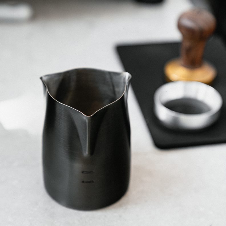 MER奶缸惠4嘴口缸压纹W奶泡KM杯AP杯拉花斜家I三咖啡不锈钢打30