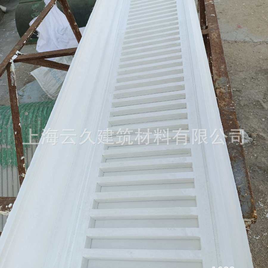 上海厂家直供方角石膏板检修口吊顶风机口grg弧形线条石膏天花板