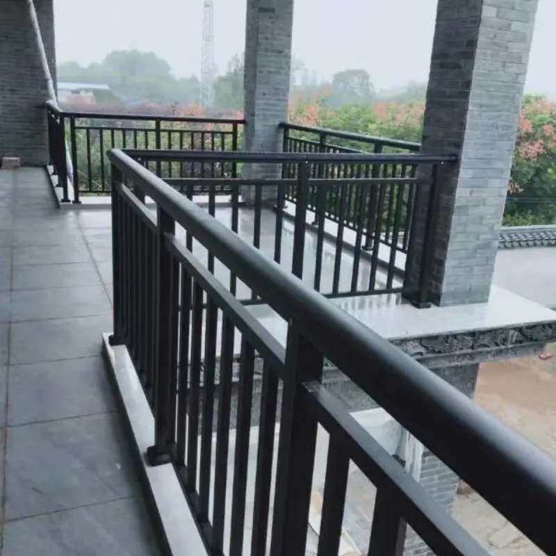 锌钢阳台护栏铁艺围栏小区连廊栏杆楼顶露台防护栏楼梯扶手户外
