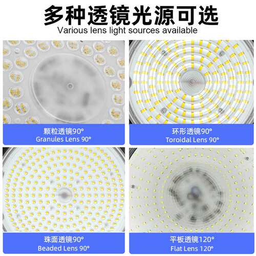 跨境圆形仿飞压铸LED工矿灯100W150W200W天井灯高棚灯UFO飞碟灯
