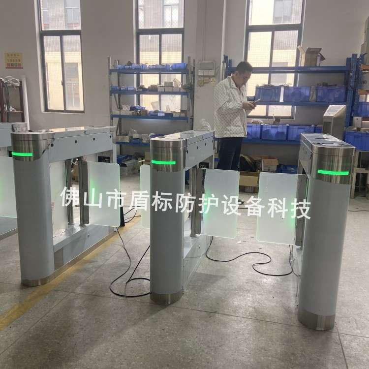 出入口管理人行通道摆闸 不锈钢自动翼闸 智能人脸识别通道道匝
