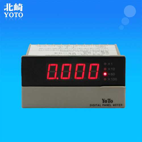 YOTO北崎 DP4-FR1/HZ接近开关脉冲信号工频表NPNPNP数显转速表