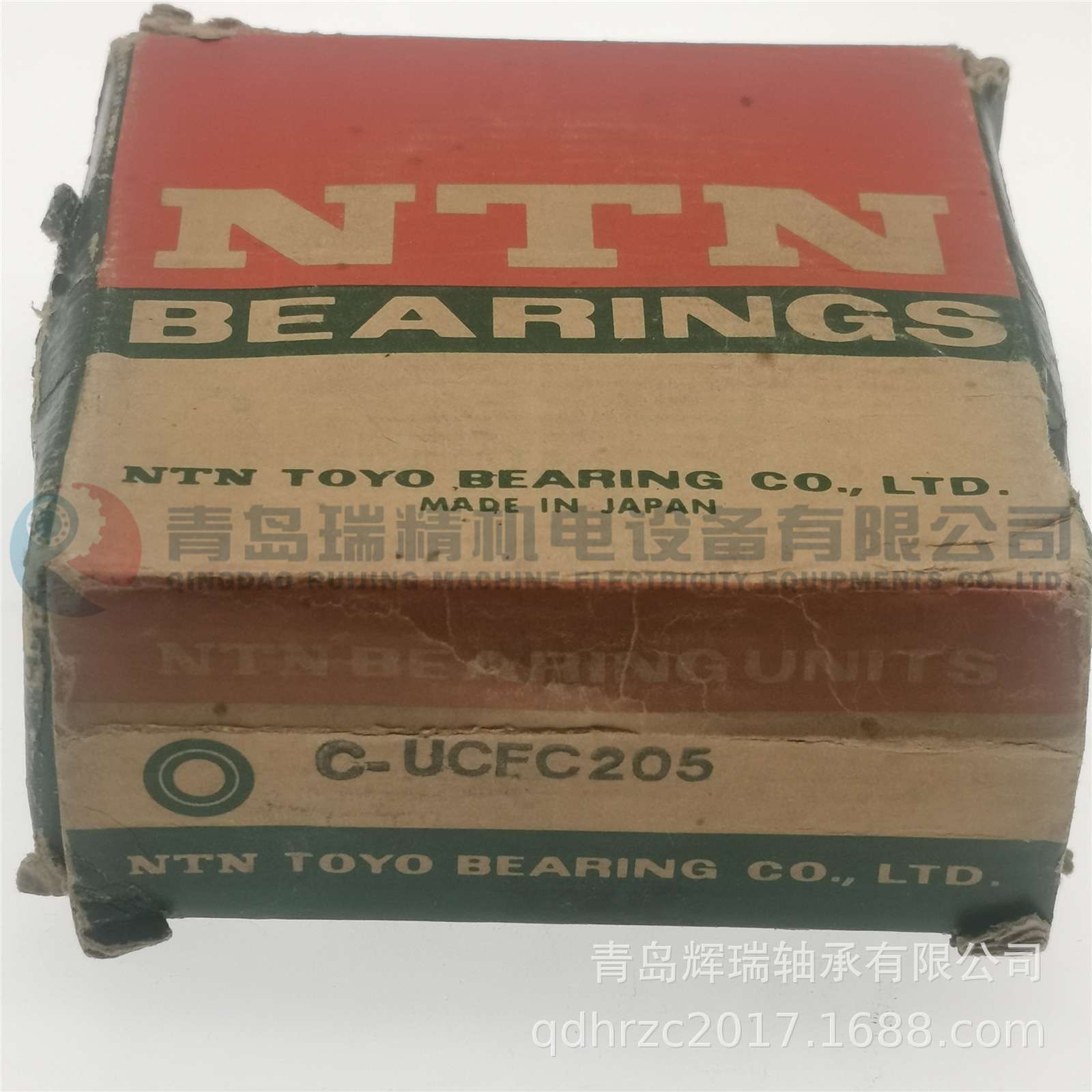 N-T-N 圆形带座轴承单元 C-UCFC205 带通孔端盖 CFC205