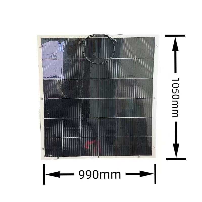 18v200w大功率单晶柔性户外家用太阳能光伏发电板 光伏组件