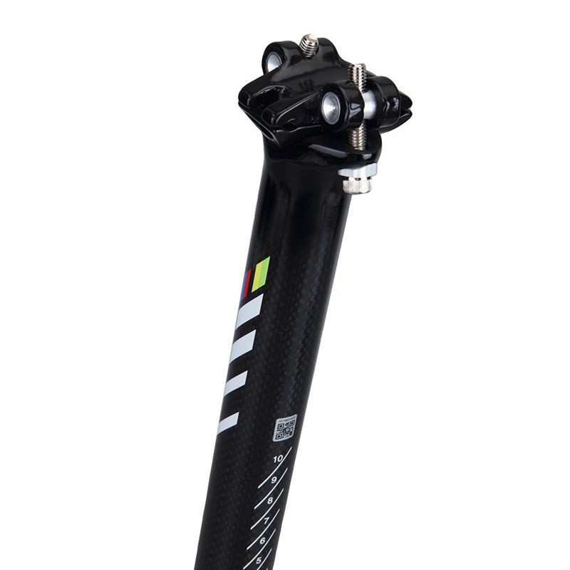 热销BALUGOE彩标碳纤维q山地公路自行车座管座杆坐管31.6/30.8/27