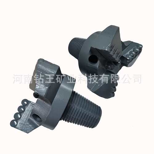 河南钻王94mm113mm三翼金刚石钻头PDC三翼取芯金刚石钻头高强复合