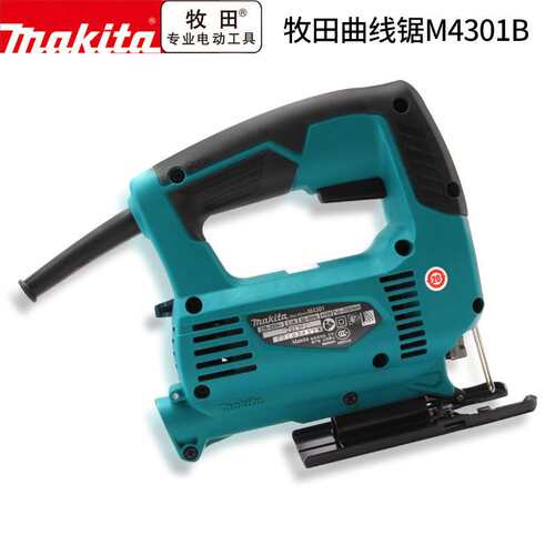 makita牧田曲线锯M4302B木工多功能小型拉花小手电据木板切割工具