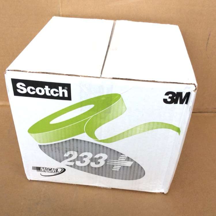 3M233+高温胶带转弯遮蔽美纹纸喷漆遮蔽绿色纸胶带