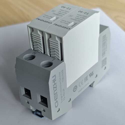 辰竹T2-40/2P交流电源SPD(220/380VAC 单相TN In=20kA)可用于电箱