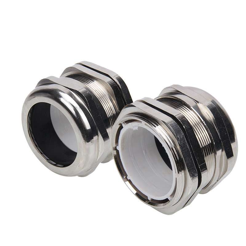 M48*1.5不锈钢304金属电缆防水接头线缆固定头葛兰头 cable gland