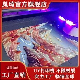 3d立体6090UV打印机3D浮雕铁皮装饰画金属板平板彩印机工厂数码