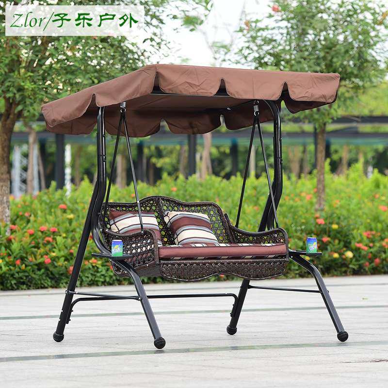 户外秋千室外吊椅室内成人双人吊篮庭院花园阳台藤椅铁艺懒人摇篮,3C数码配件,USB灯,淘宝优惠券,粉丝福利购,淘宝优惠卷