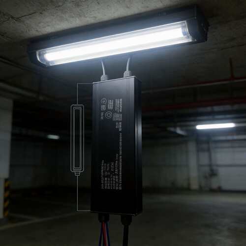 led工矿灯投光灯防爆灯UFO10W-70W满功率90-180分钟一体应急电源