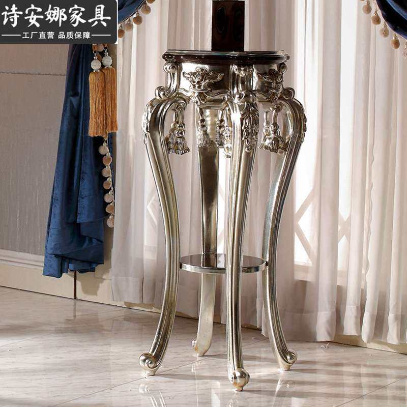 奢华欧式客厅家具 大户型新古典花几 花架 装饰架置物架