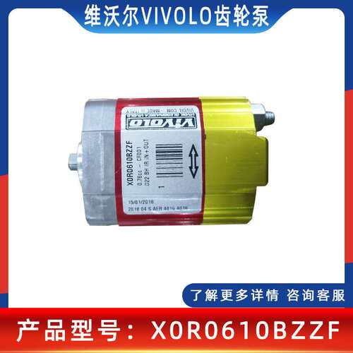 意大利VIVOIL维沃尔VIVOLO双向泵液压泵X0R0610BZZF铝合金齿轮泵