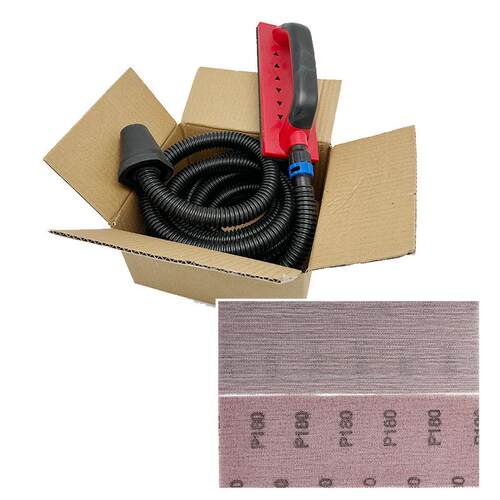 跨境打磨工具板套装 配吸尘管接头网格砂纸70x198mm 80x230mm