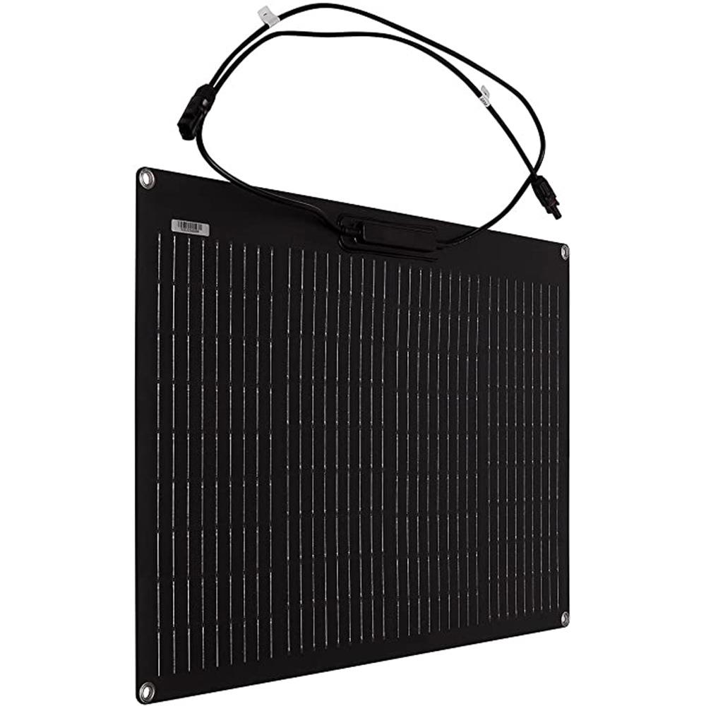 70w柔性太阳能电池光伏板轻量便携充12v系统房车车顶太阳能半柔性