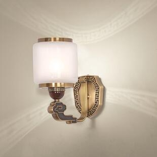 全铜新中式壁灯现代简约卧室床头灯壁灯客厅电视墙壁灯楼梯餐厅灯