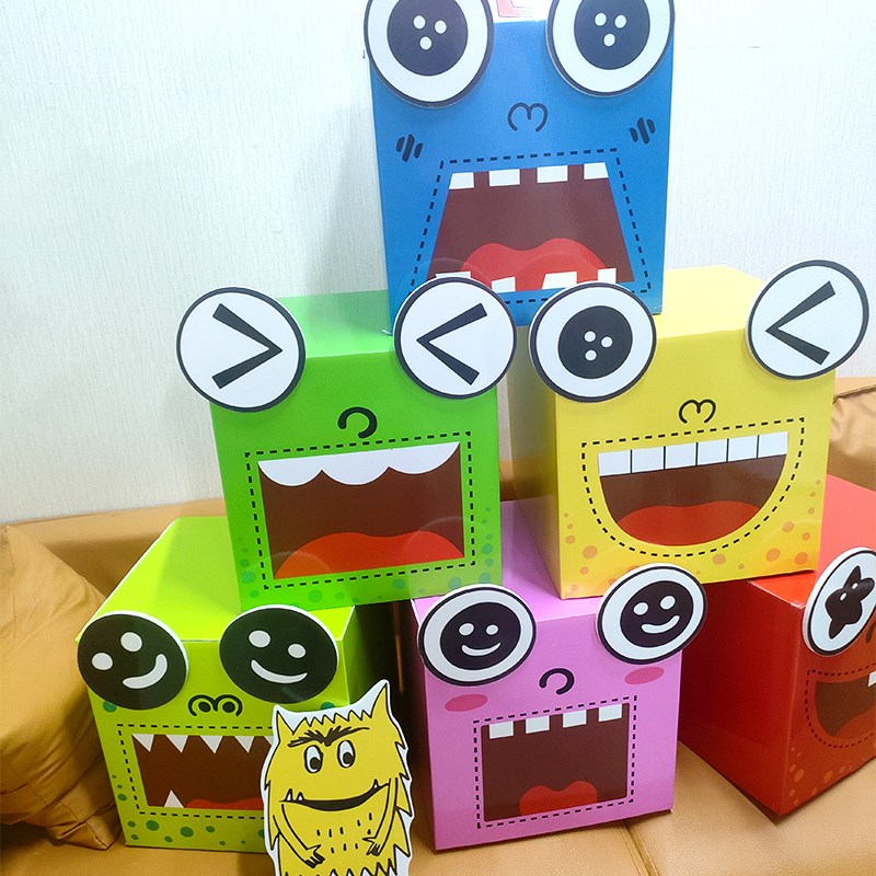 幼儿园墙面装饰环创主题成品w材料情绪小怪兽心理角咨询室布置文