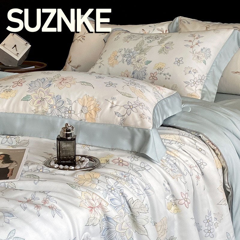 舒尊客A类空调被轻奢100S夏凉被天丝夏M被四件套可机洗水洗凉感