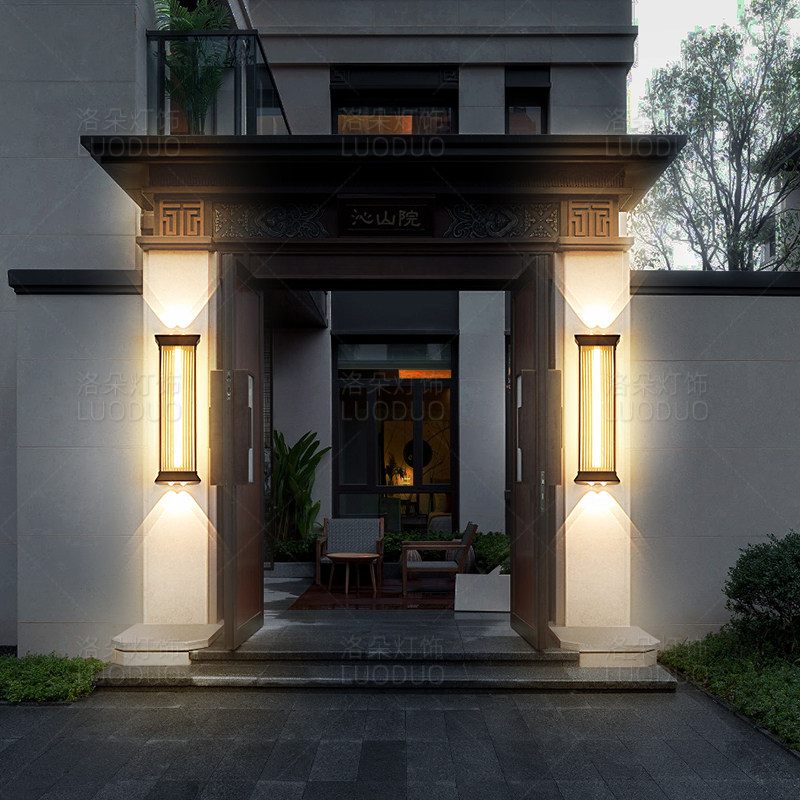 壁灯墙灯户外防水室外庭t院花园灯外墙太阳能庭院灯柱子别墅露台