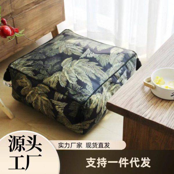 中古风复古客厅坐墩家用地上脚踏凳坐蒲团沙发布艺脚踏榻榻米坐垫,居家布艺,蒲团,淘宝优惠券,粉丝福利购,淘宝优惠卷