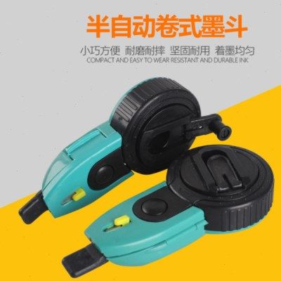 30米全自动式手摇转式墨斗手动木工专用划画线卷线器墨汁,五金/工具,墨斗,淘宝优惠券,粉丝福利购,淘宝优惠卷
