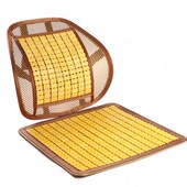 片座椅挖机竹2024叉车工龙专用双层新款 坐垫杭州凉垫合力护腰铲车