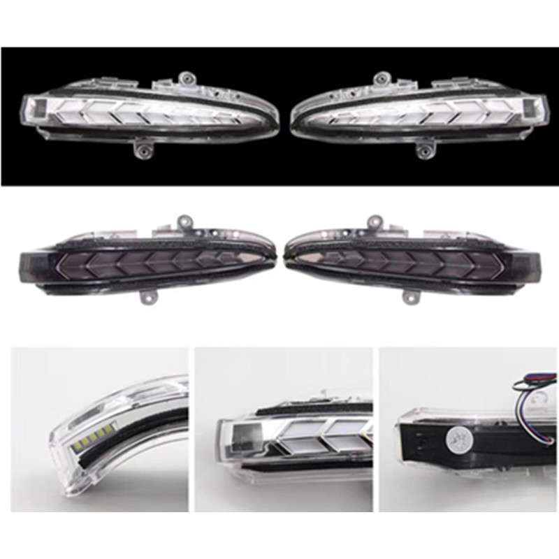 FOR ALPHARD30埃爾法多功能LED后視鏡蓋燈威爾法RAV419款鏡罩燈