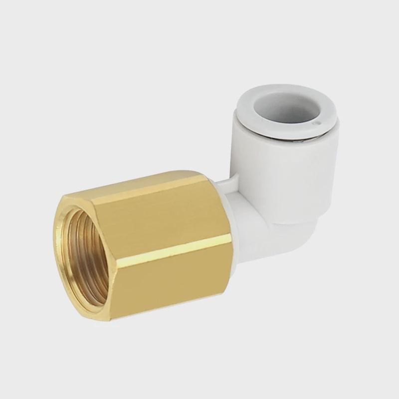 KQ2LF10-02/KQ2LF06-01/KQ2LF0I8-02内丝直角气管内螺纹弯头接头