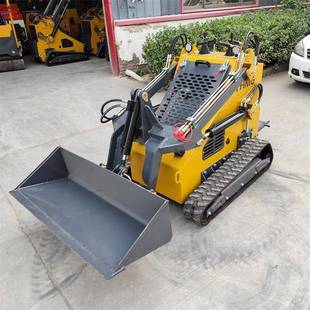 外贸出口滑移小铲车工程室内拆除垃圾清运装载车小型滑移装载机