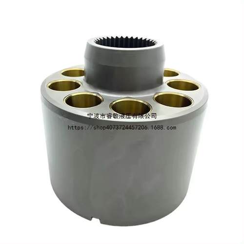 PV90R75缸体柱塞配油盘液压配件90R10090R55缸体柱塞滑靴