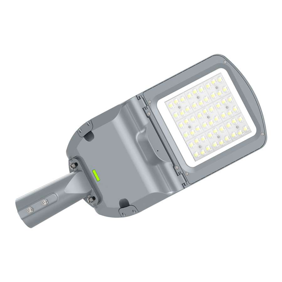 新款免工具私模压铸铝LED路灯100W150W200W250W300W瓦LED路灯头