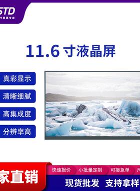 11.6寸EDP接口1920*1080副屏lcd显示屏便携彩色tft液晶屏屏幕模组