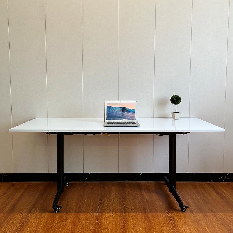 畅腾双电机两节圆管电动升降桌可翻转写字户外黑板桌写字画画桌