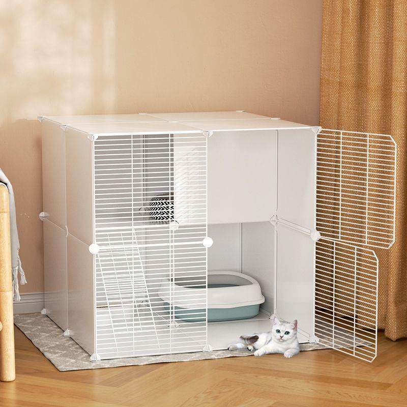 猫笼子家用室内可放猫砂盆猫屋猫笼空间大阳台猫咪的小窝三层组装
