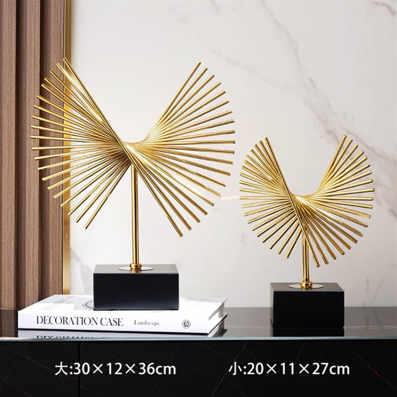 欧式轻奢创意摆件高档办s公室桌面电视柜玄关摆件酒柜家居装饰摆