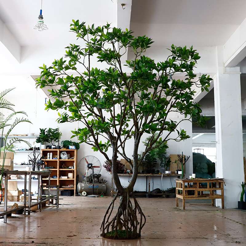 仿真红树林室内外造景落地红树林仿真绿植酒店景区园林装饰假植物