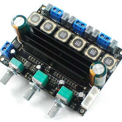 TPA3116D2 大功率HIFI数字2.1超重低音炮功放板10-25V成品板