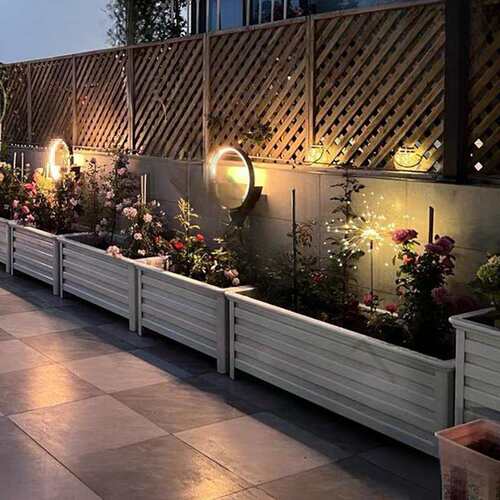 铝合金花箱花盆种户外阳台种菜庭院花槽道路防腐花园工厂防腐露台