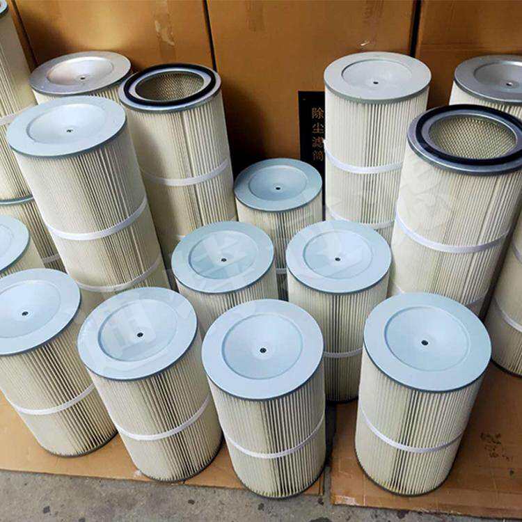 迪特厂家扫地车除尘粉尘滤芯覆膜工业除尘滤布纸质滤筒抛丸机滤芯