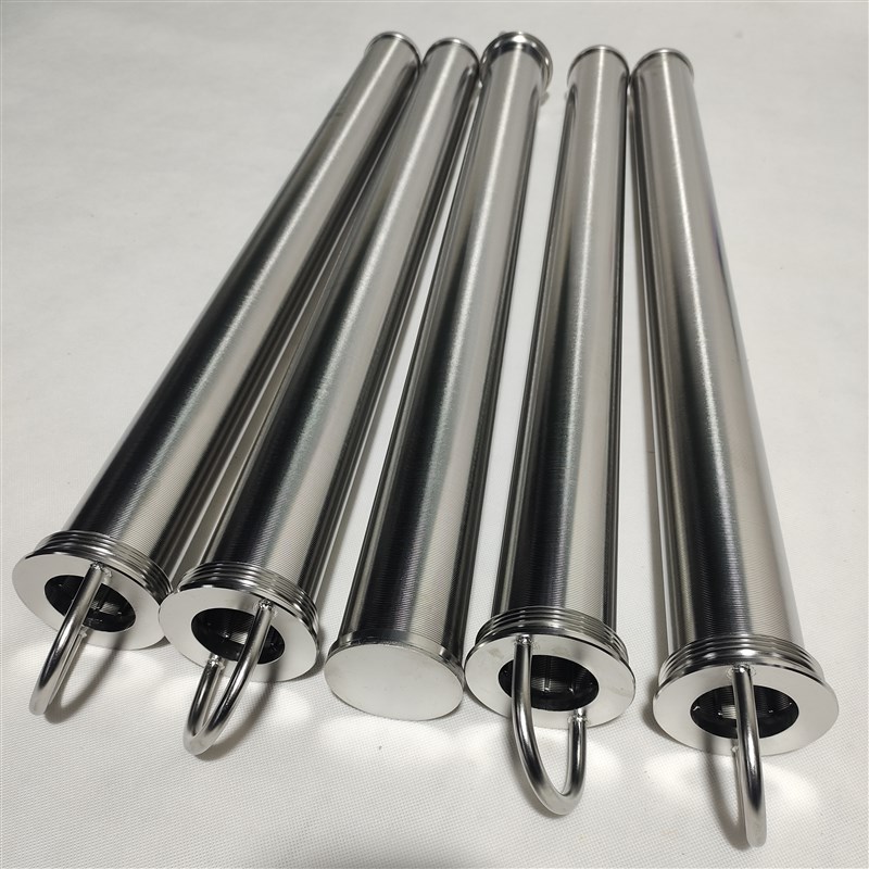 316L约d翰逊网滤芯不锈钢楔形丝滤芯绕丝筛管固液分离机V型过滤管