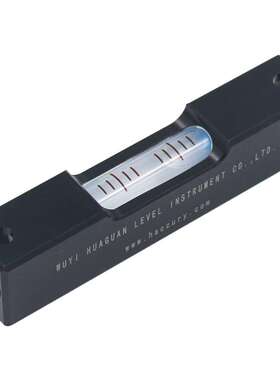 kt迷你小型条式水平仪长条形机床调平水平尺金属黑色水准泡长度80